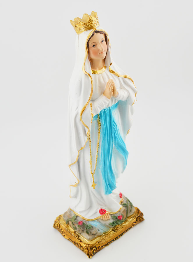 Statue Religieuse Vierge Couronnée - 20cm (pic 3)