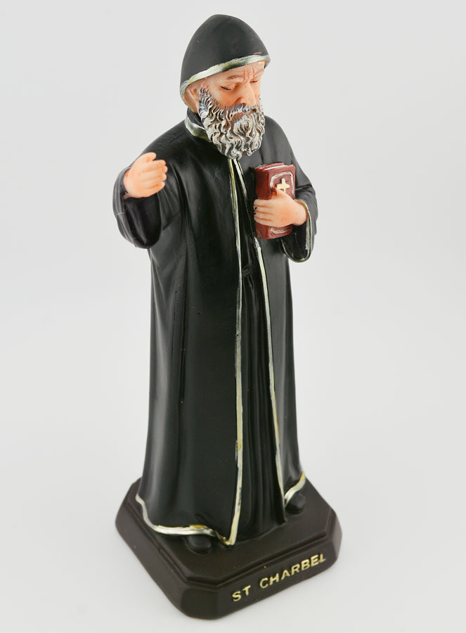 Statue Religieuse de Saint Charbel - 20 cm (pic 3)