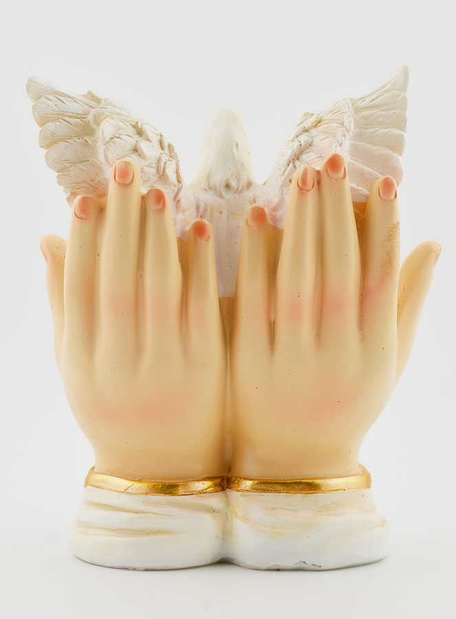 Statue Religieuse Main de Dieu Protectrice & Esprit Saint (pic 4)