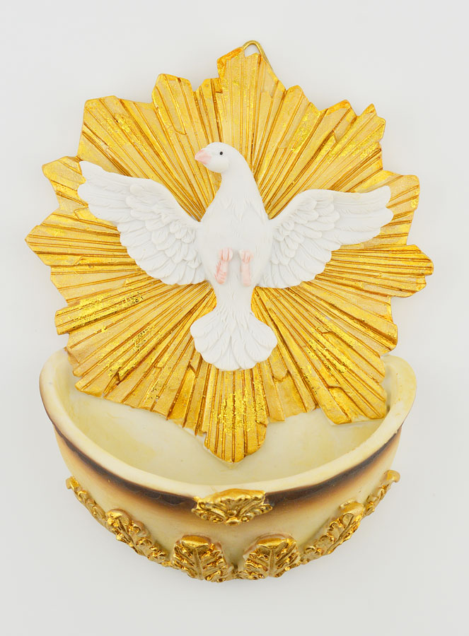 Bénitier Lumière de l'Esprit Saint - 14cm (pic 1)