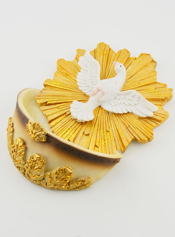 Bénitier Lumière de l'Esprit Saint - 14cm (pic 2)