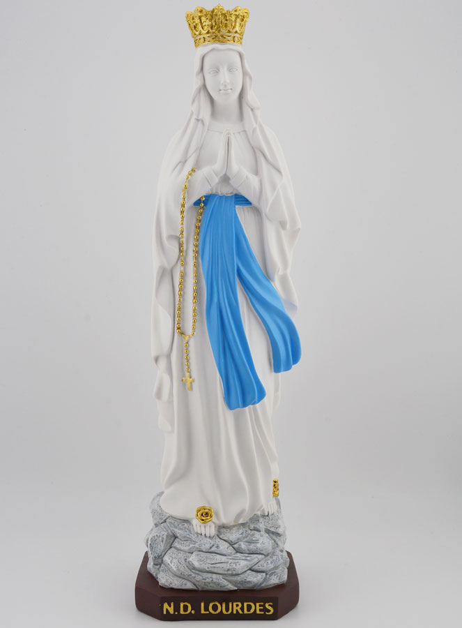 Statue Religieuse Vierge Marie Couronnée - 30cm (pic 1)