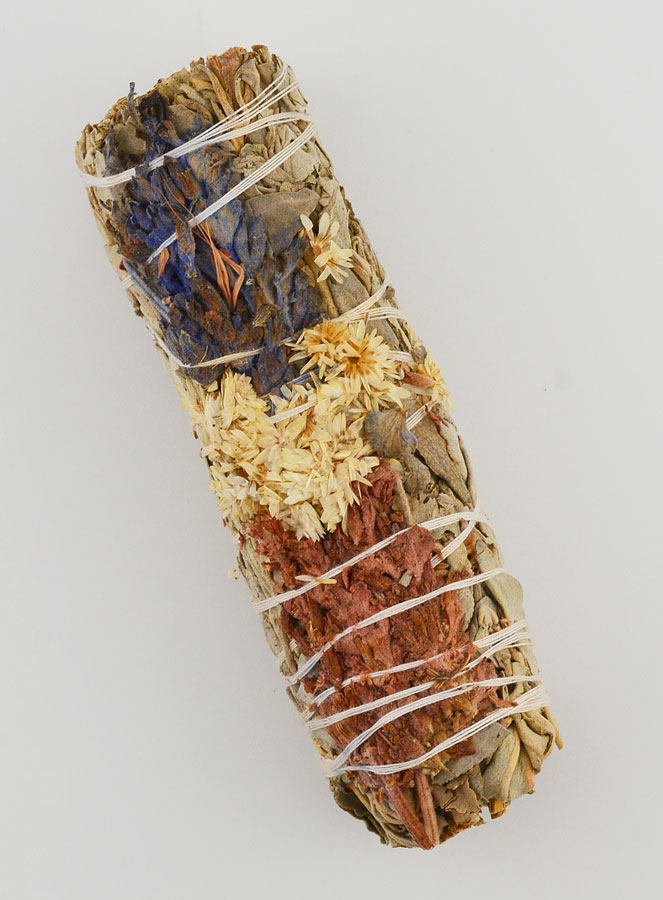Smudge de Sauge Blanche - Lavande Rose & Bleue (pic 1)