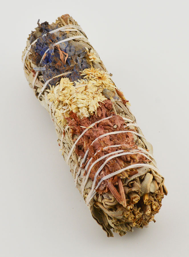 Smudge de Sauge Blanche - Lavande Rose & Bleue (pic 2)