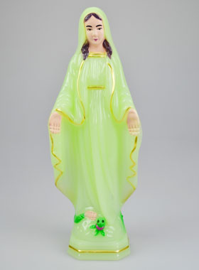 Statue Vierge Miraculeuse Fluo 25cm (pic 1)