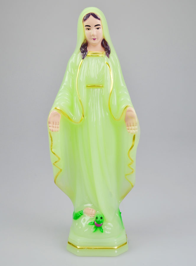 Statue Vierge Miraculeuse Fluo 25cm (pic 2)