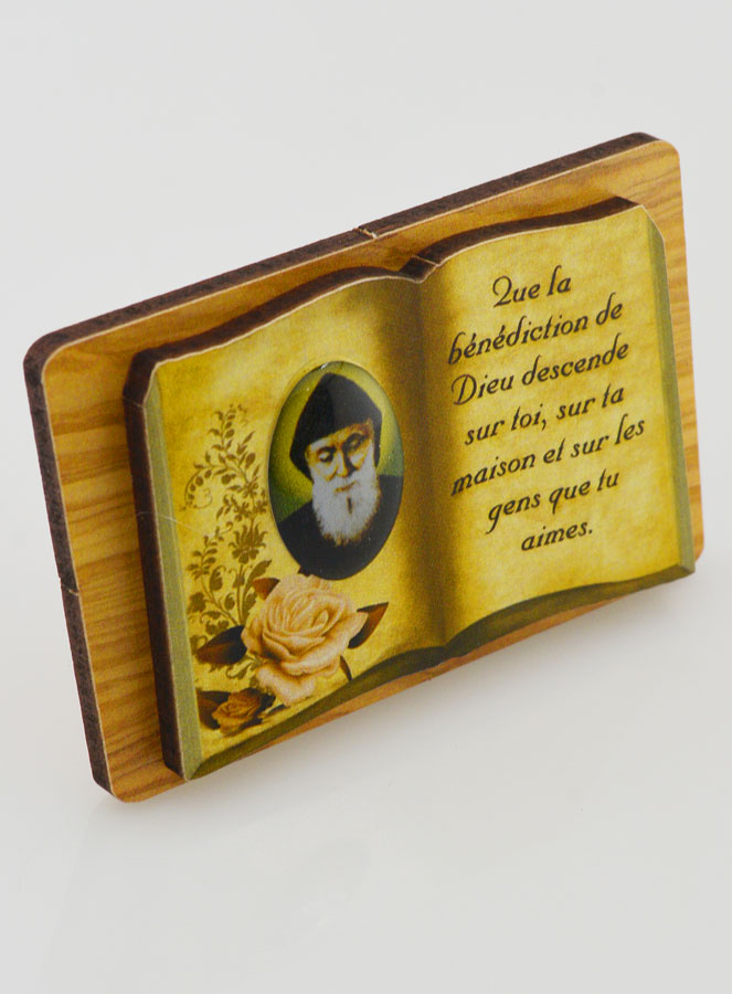 Chevalet Livre 6cm - Saint Charbel (pic 3)