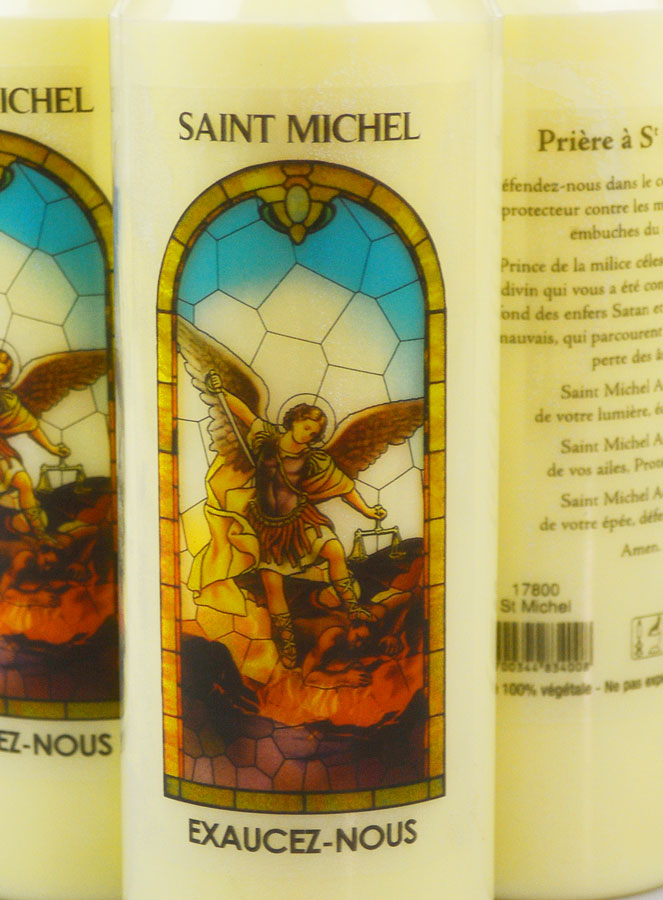 3 Bougies de Neuvaine à Saint Michel avec Prière (pic 3)