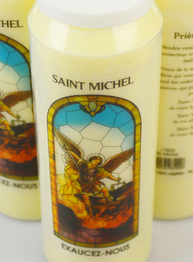 3 Bougies de Neuvaine à Saint Michel avec Prière (pic 4)