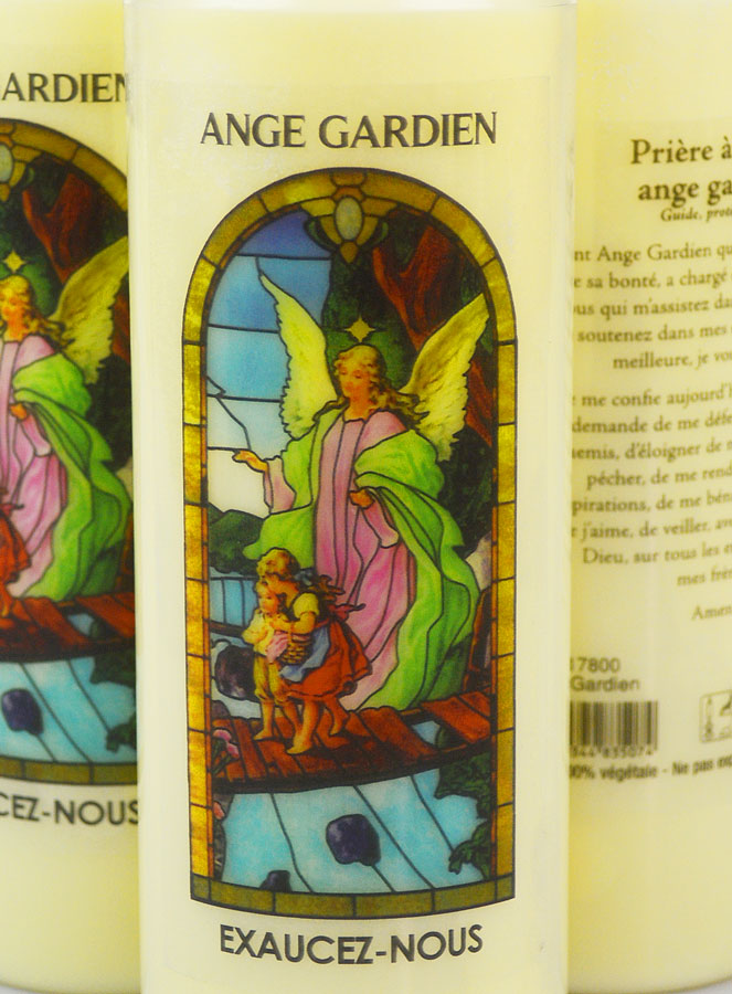 3 Bougies de Neuvaine à son Ange-Gardien avec Prière (pic 3)