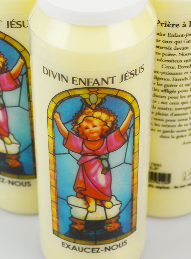 3 Bougies de Neuvaine à l'Enfant Jésus avec Prière (pic 4)