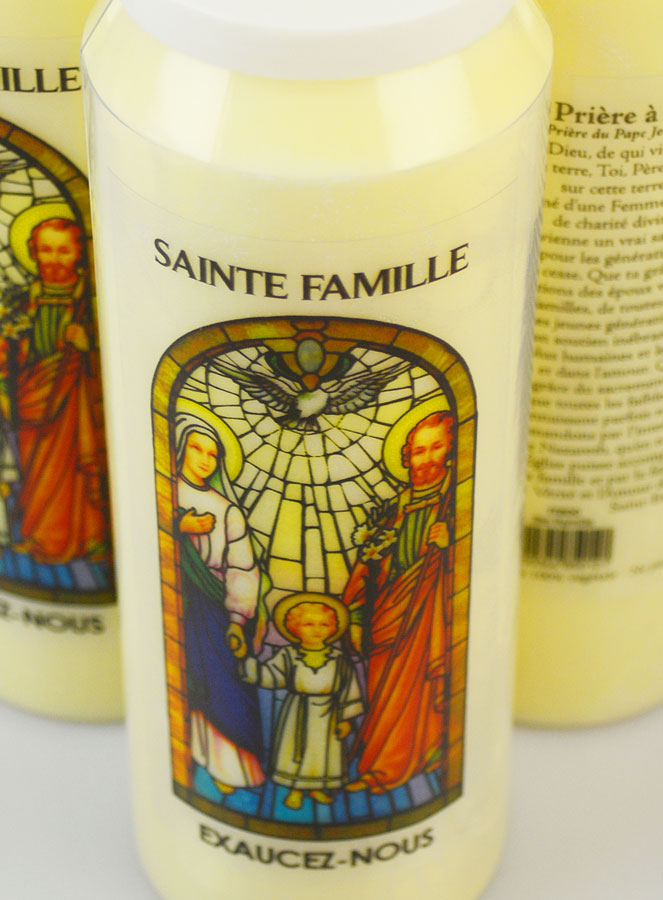 3 Bougies de Neuvaine à la Sainte Famille avec Prière (pic 4)