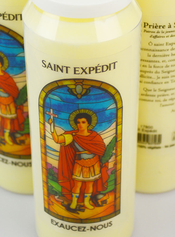3 Bougies de Neuvaine à Saint Expédit avec Prière (pic 4)