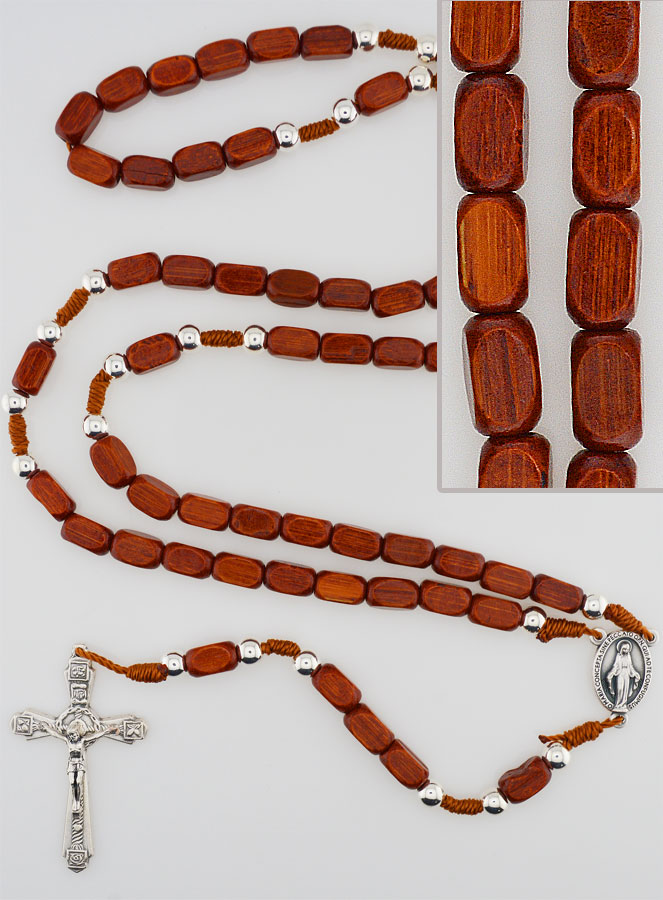 Chapelet Médaille Miraculeuse en Bois (pic 1)