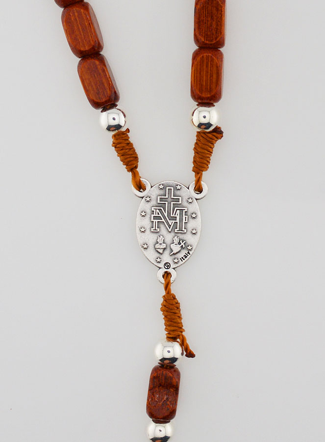 Chapelet Médaille Miraculeuse en Bois (pic 4)