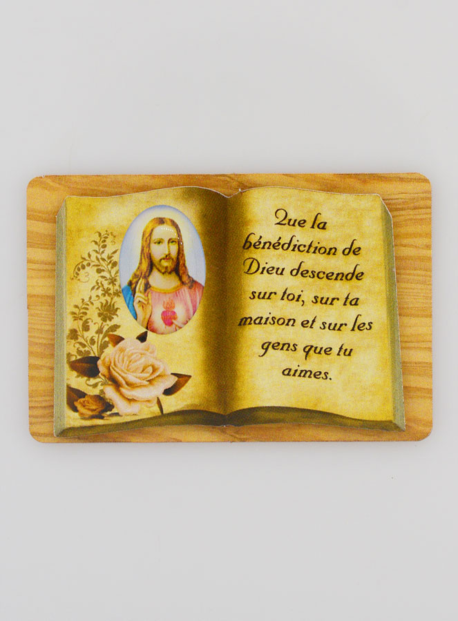 Chevalet Livre 6cm - Sacré Coeur de Jésus (pic 1)
