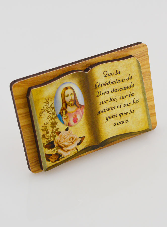 Chevalet Livre 6cm - Sacré Coeur de Jésus (pic 3)