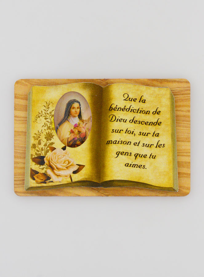Chevalet Livre 6cm - Sainte Thérèse (pic 1)