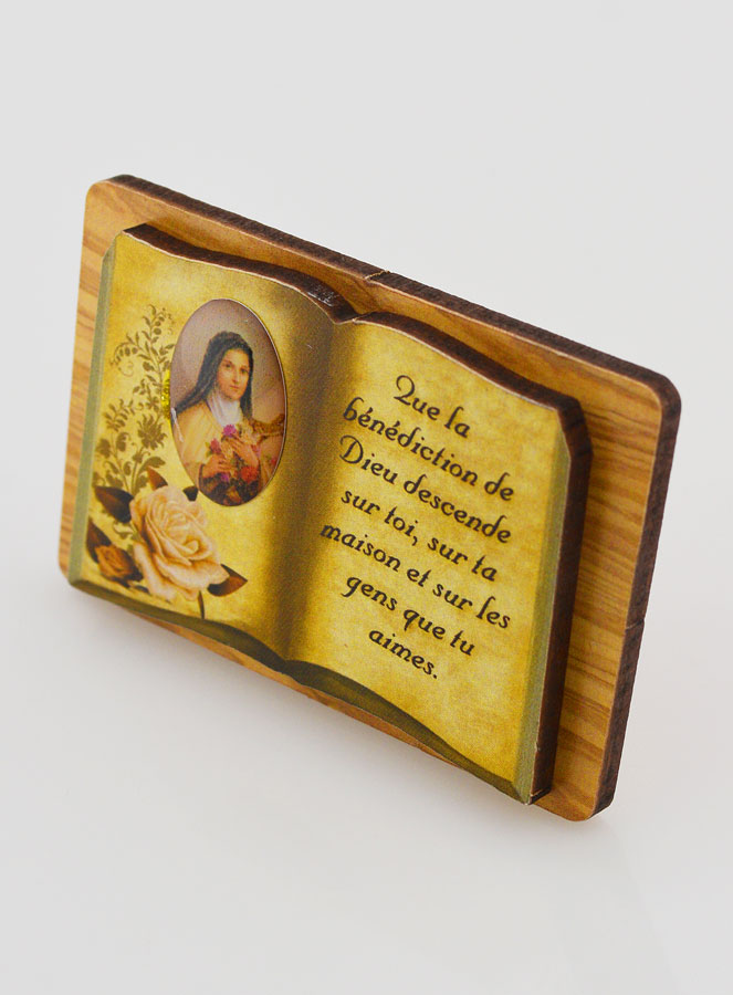 Chevalet Livre 6cm - Sainte Thérèse (pic 2)