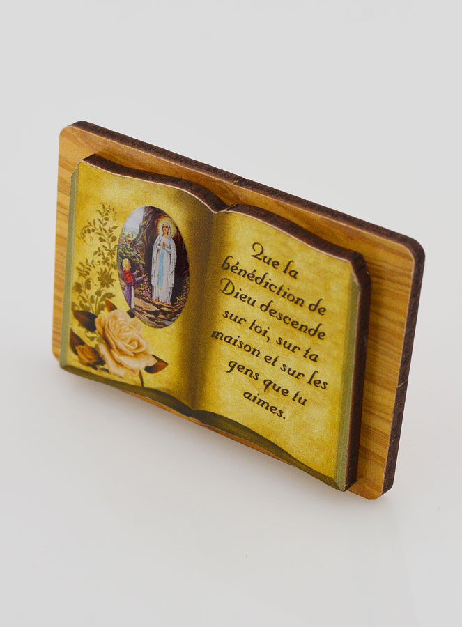 Chevalet Livre 6cm - Notre Dame de Lourdes (pic 2)