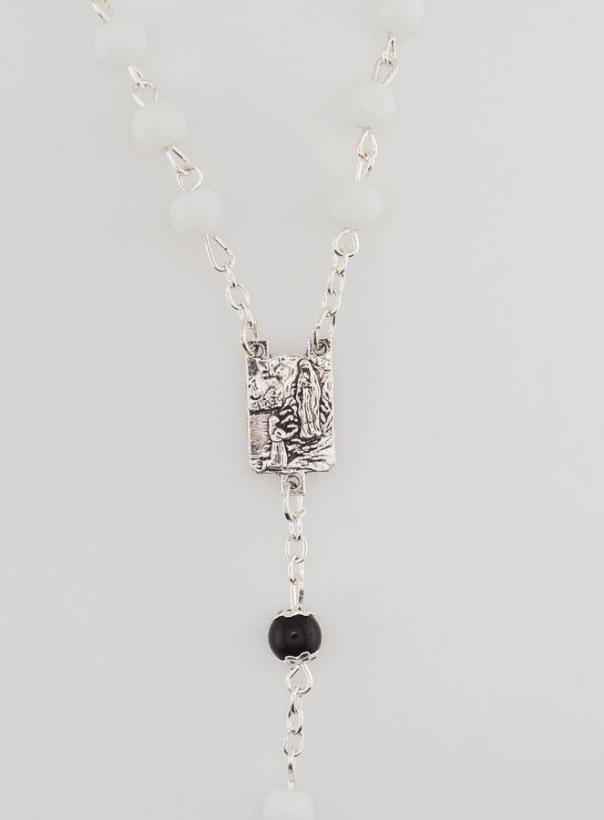 Chapelet de Lourdes Blanc (pic 4)