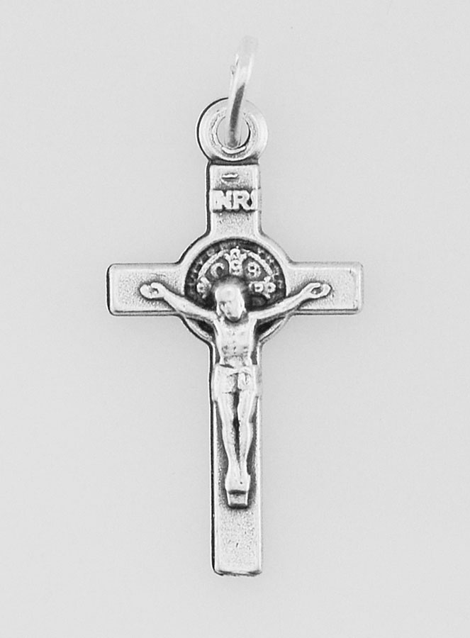 Pendentif Croix de Saint Benoît - 20mm (pic 1)