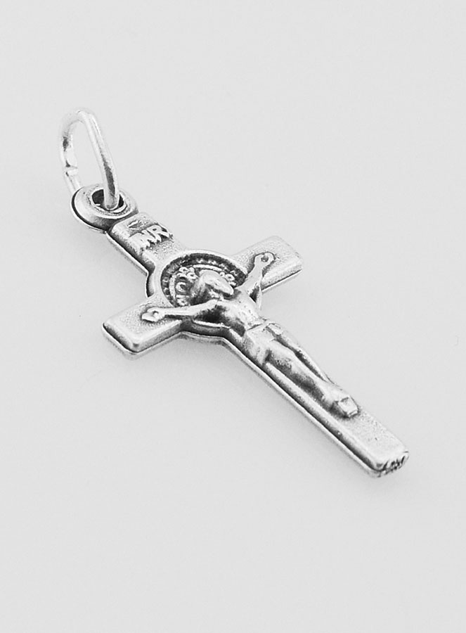 Pendentif Croix de Saint Benoît - 20mm (pic 2)
