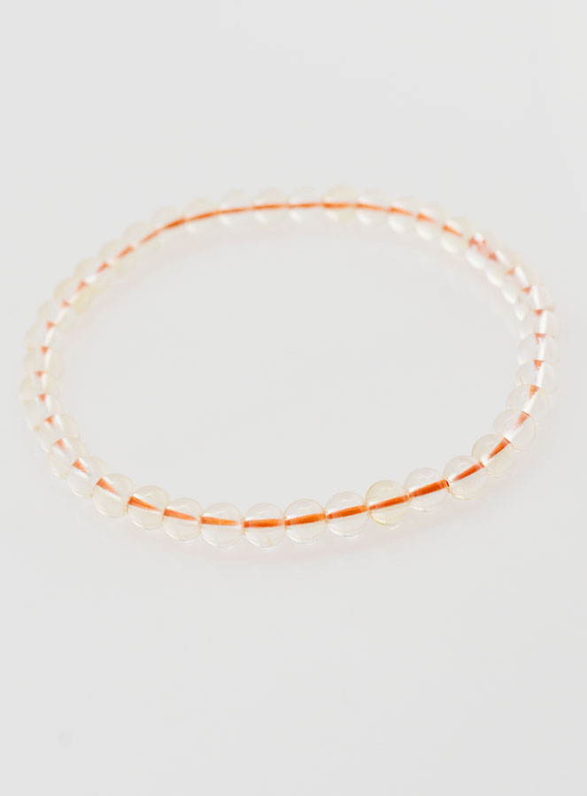 Bracelet en Pierre Naturelle de Citrine - 4mm (pic 2)