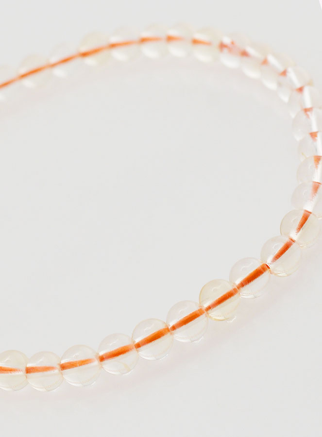 Bracelet en Pierre Naturelle de Citrine - 4mm (pic 4)