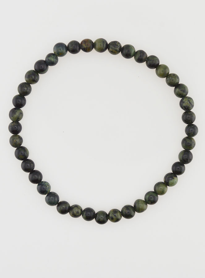 Bracelet en Pierre Naturelle de Jaspe Kambaba - 4mm (pic 1)