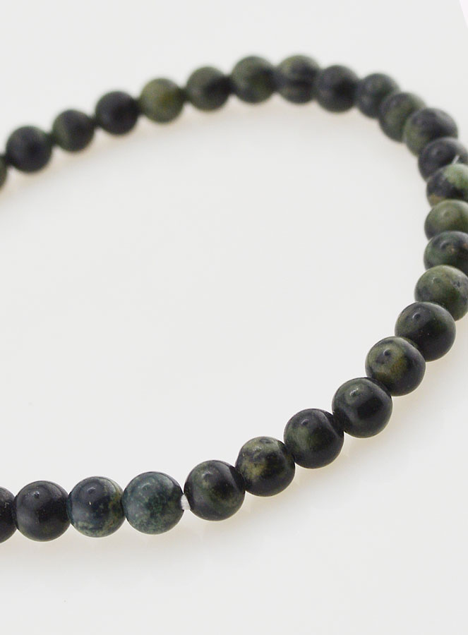 Bracelet en Pierre Naturelle de Jaspe Kambaba - 4mm (pic 4)
