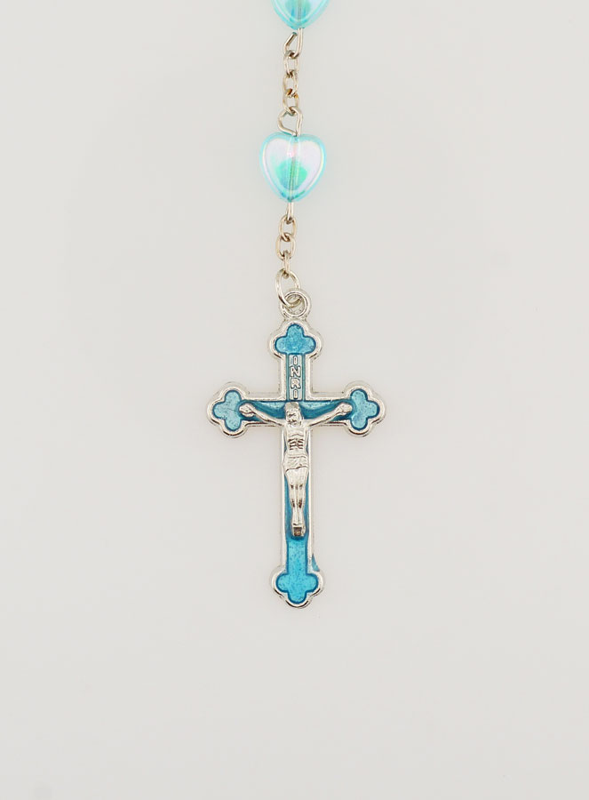Chapelet  de Communion Coeur & Calice - Bleu (pic 3)
