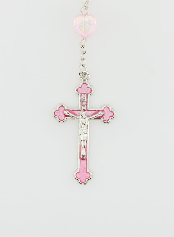 Chapelet de Communion Coeur & Calice - Rose (pic 3)