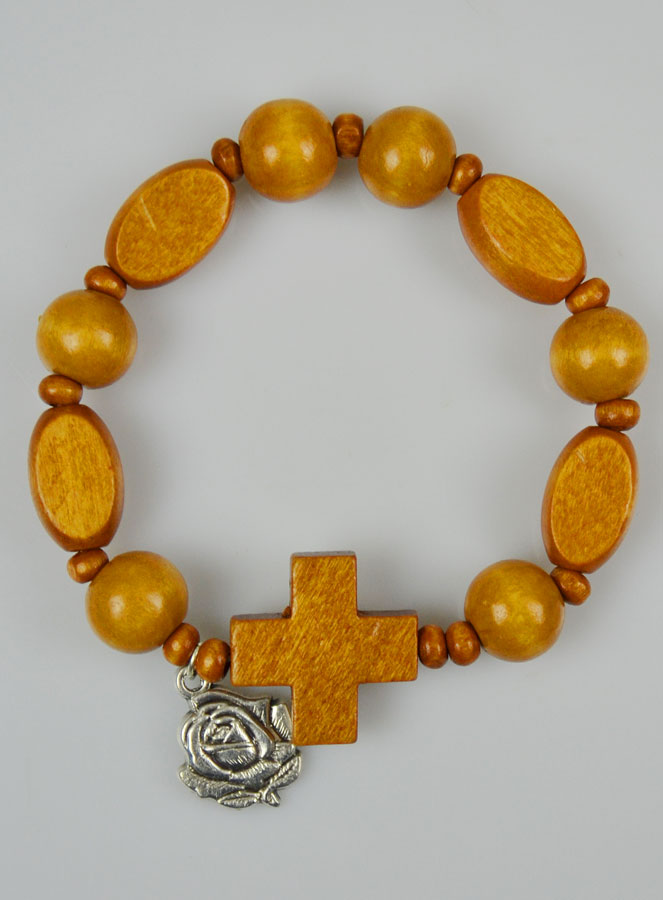 Bracelet Chapelet Bois (pic 2)