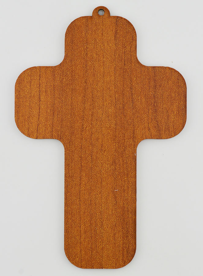 Croix Enfant en Bois - Vierge à l'Enfant (pic 4)