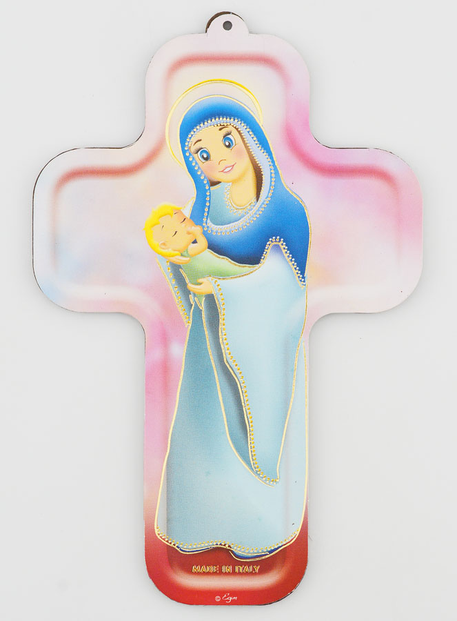 Croix Enfant - Croix de Baptême Fille (pic 1)