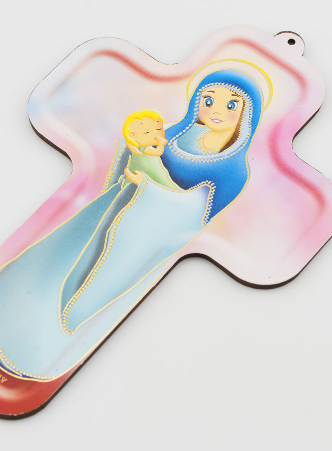 Croix Enfant - Croix de Baptême Fille (pic 3)