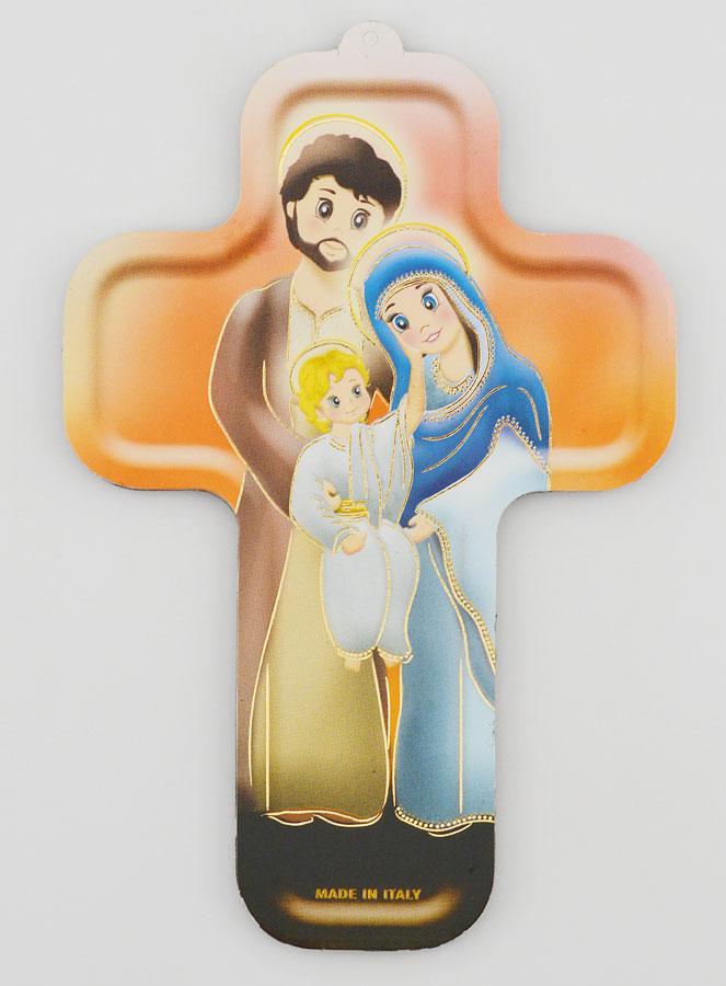 Croix Enfant en Bois - Sainte Famille (pic 1)