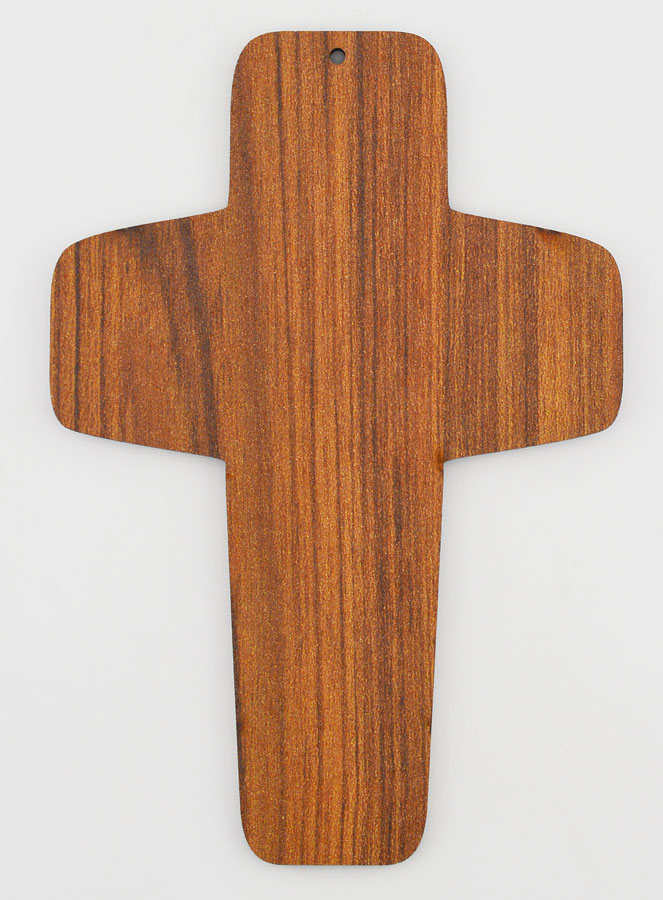Croix Enfant en Bois - Ange Garçon (pic 4)