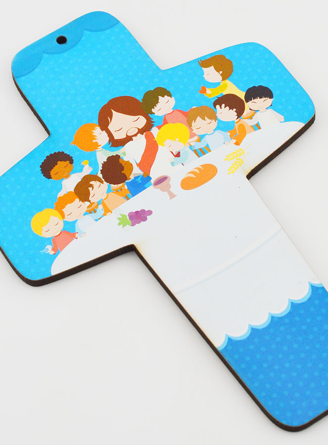 Croix Enfant Jésus Christ & Enfants - La Cène (pic 2)