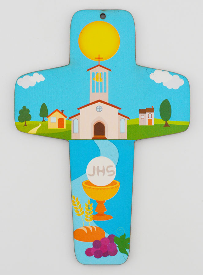Croix Enfant en Bois - Eglise (pic 1)