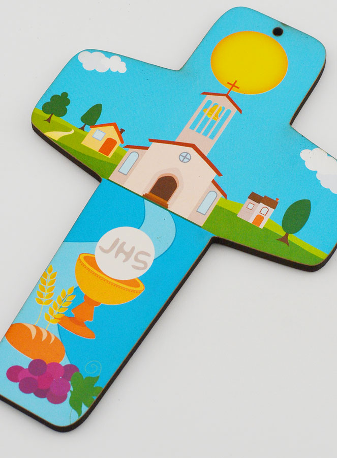 Croix Enfant en Bois - Eglise (pic 3)