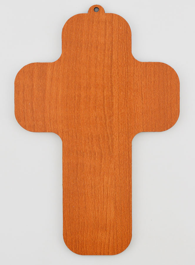 Croix Enfant en Bois - Farandole & Colombe (pic 4)
