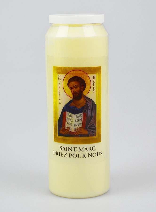 Bougie de Neuvaine Saint Marc - 17.5cm (pic 1)