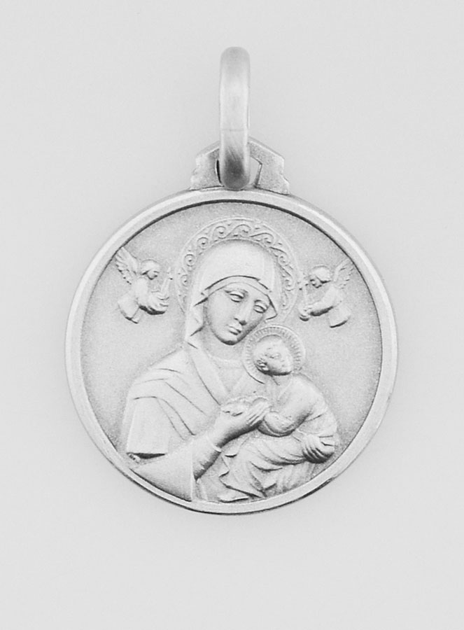 Médaille Marie - ND du Perpétuel Secours - Argent Massif 16mm (pic 1)