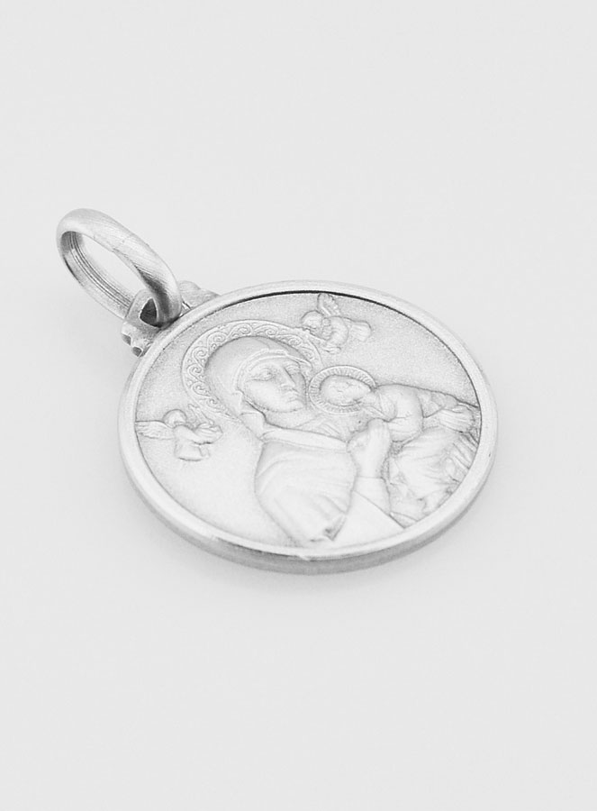 Médaille Marie - ND du Perpétuel Secours - Argent Massif 16mm (pic 2)