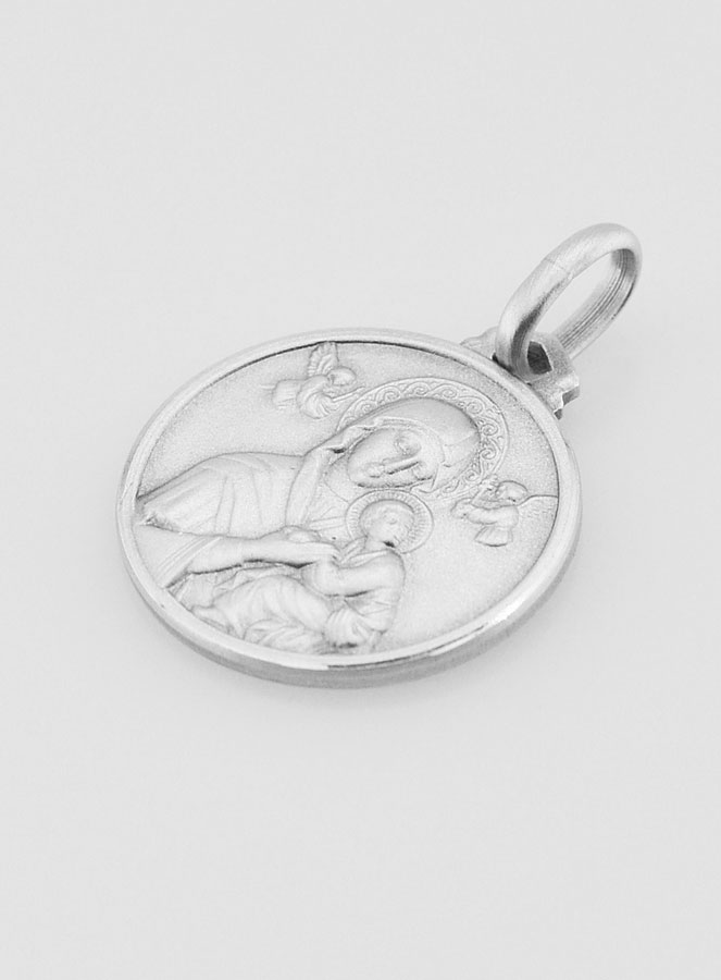 Médaille Marie - ND du Perpétuel Secours - Argent Massif 16mm (pic 3)