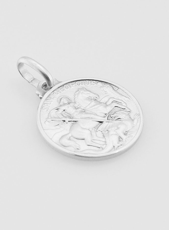 Médaille en Argent Saint Georges - 16mm (pic 2)