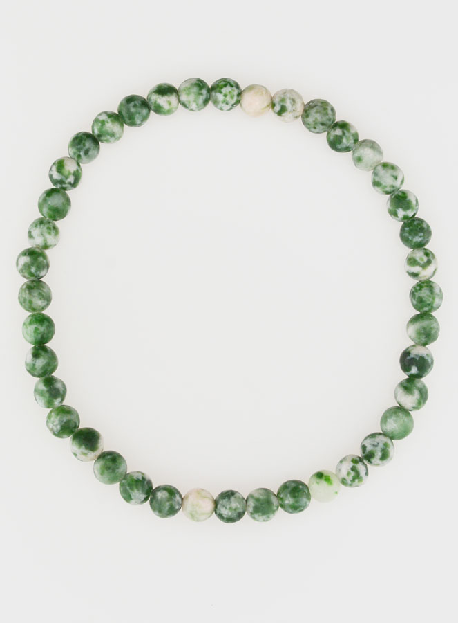 Bracelet en Pierre Naturelle de Jade - 4mm (pic 1)
