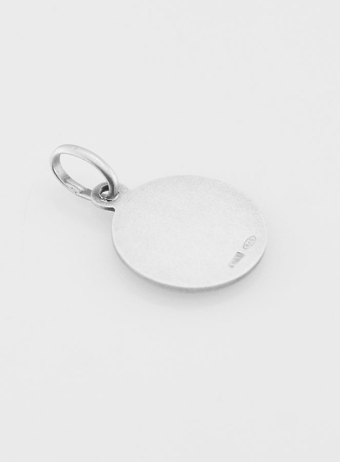 Médaille de Baptême en Argent 12mm - Ange Gardien (pic 4)